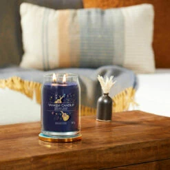 Yankee Candle Twilight Tunes Signature Large Jar Candle - Long-Lasting Fragrance for Home Ambiance -Campus Gifts Sales yankee candle 1734812e twilight tunes signature large jar candle lifestyle 2
