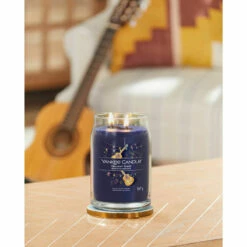 Yankee Candle Twilight Tunes Signature Large Jar Candle - Long-Lasting Fragrance for Home Ambiance -Campus Gifts Sales yankee candle 1734812e twilight tunes signature large jar candle lifestyle 3